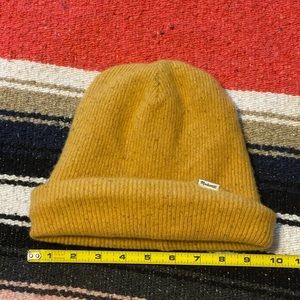 Madewell merino wool cuffed beanie in haystack